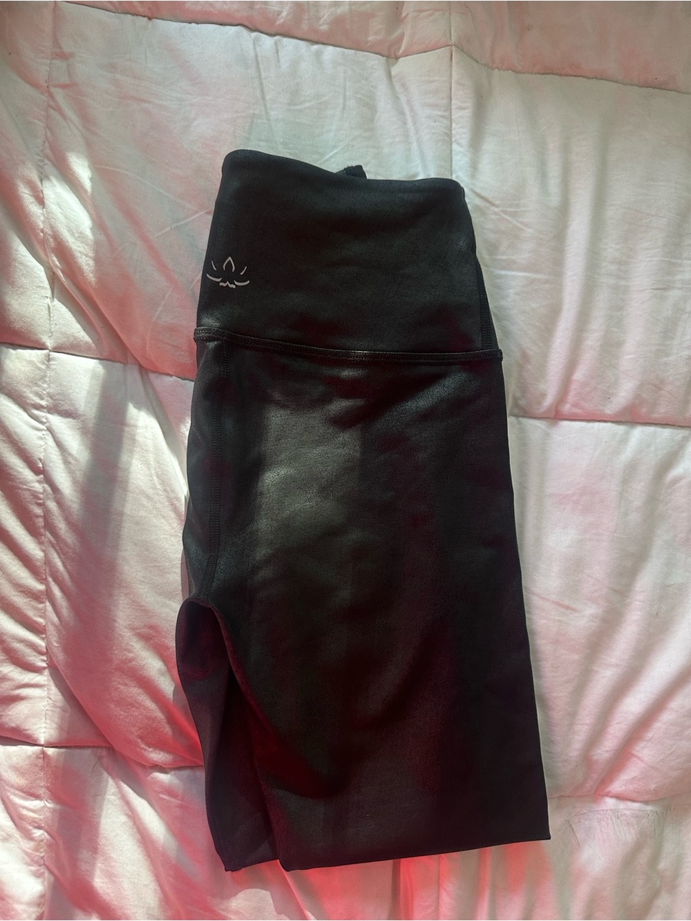 Beyond Yoga black shine leggings